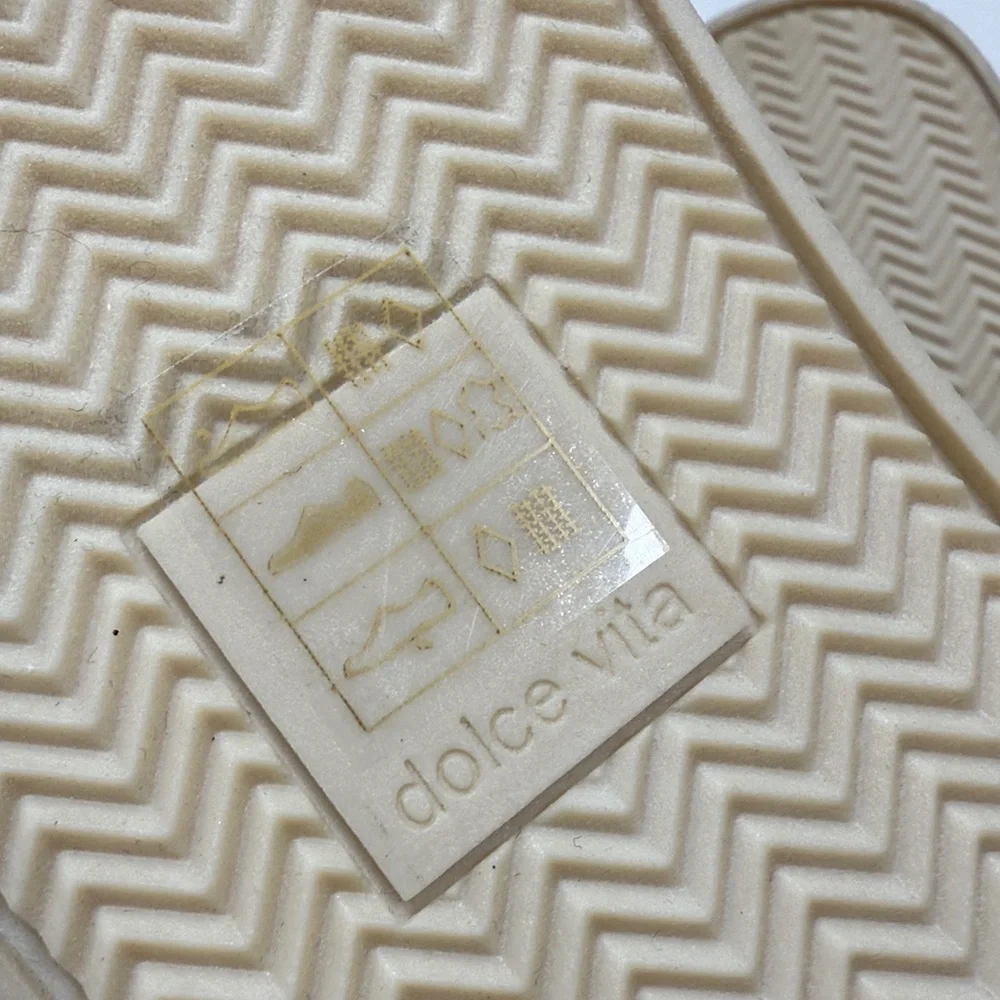 DOLCE VITA Saydi Slip-on Platform Sneaker In Ivory and Black Woven S-503 Sz 8.5